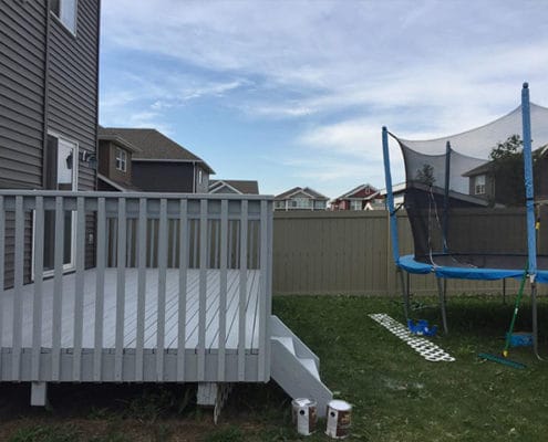 exterior deck painting in Ottawa
